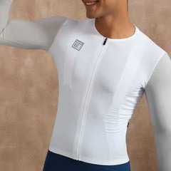 Jersey largo ciclista Santic Bonnie Gris