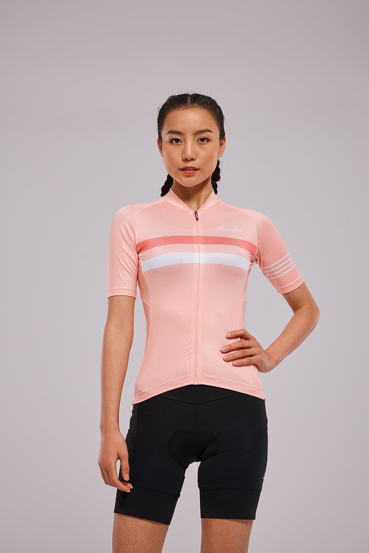 Jersey de Ciclismo Santic Pali para Mujer - Diseño Ergonómico y Transpirable