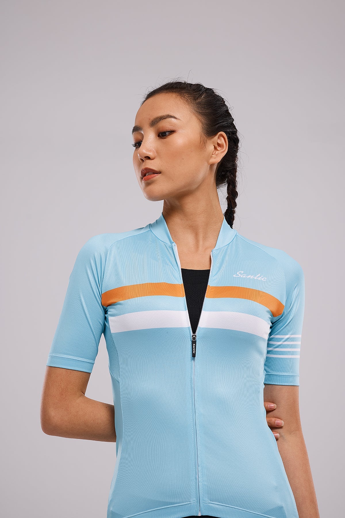 Jersey de Ciclismo Santic Pali para Mujer - Diseño Ergonómico y Transpirable