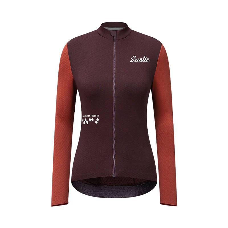 Maillot Santic Yihui Mujer Vino