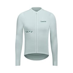 Maillot Santic Fusheng UPF 50+ Hombre gris claro
