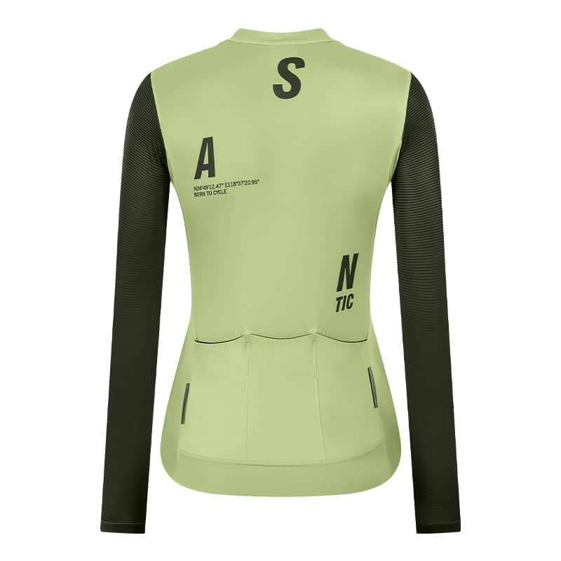 Jersey ciclista largo para mujer de 20℃ a 28℃ | Charlotte