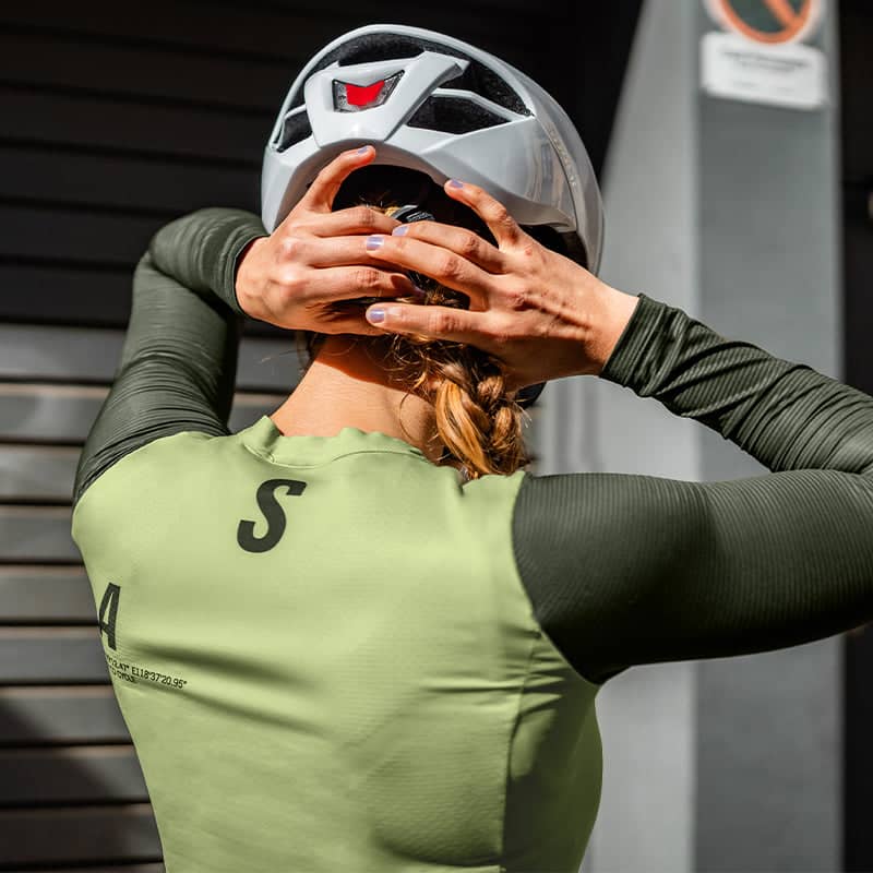 Jersey ciclista largo para mujer de 20℃ a 28℃ | Charlotte