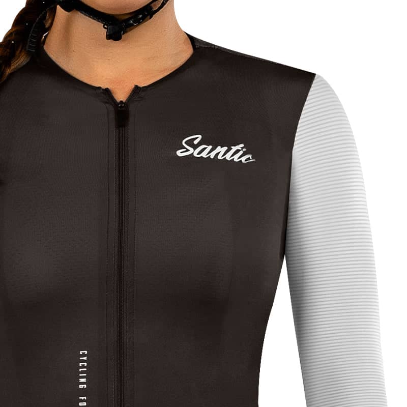 Jersey ciclista largo para mujer de 20℃ a 28℃ | Charlotte