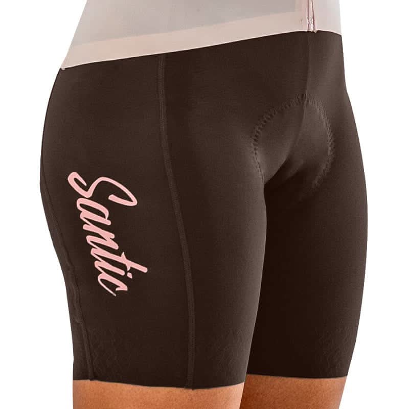 Culotte con tirantes Santic Nina para mujer Cafe