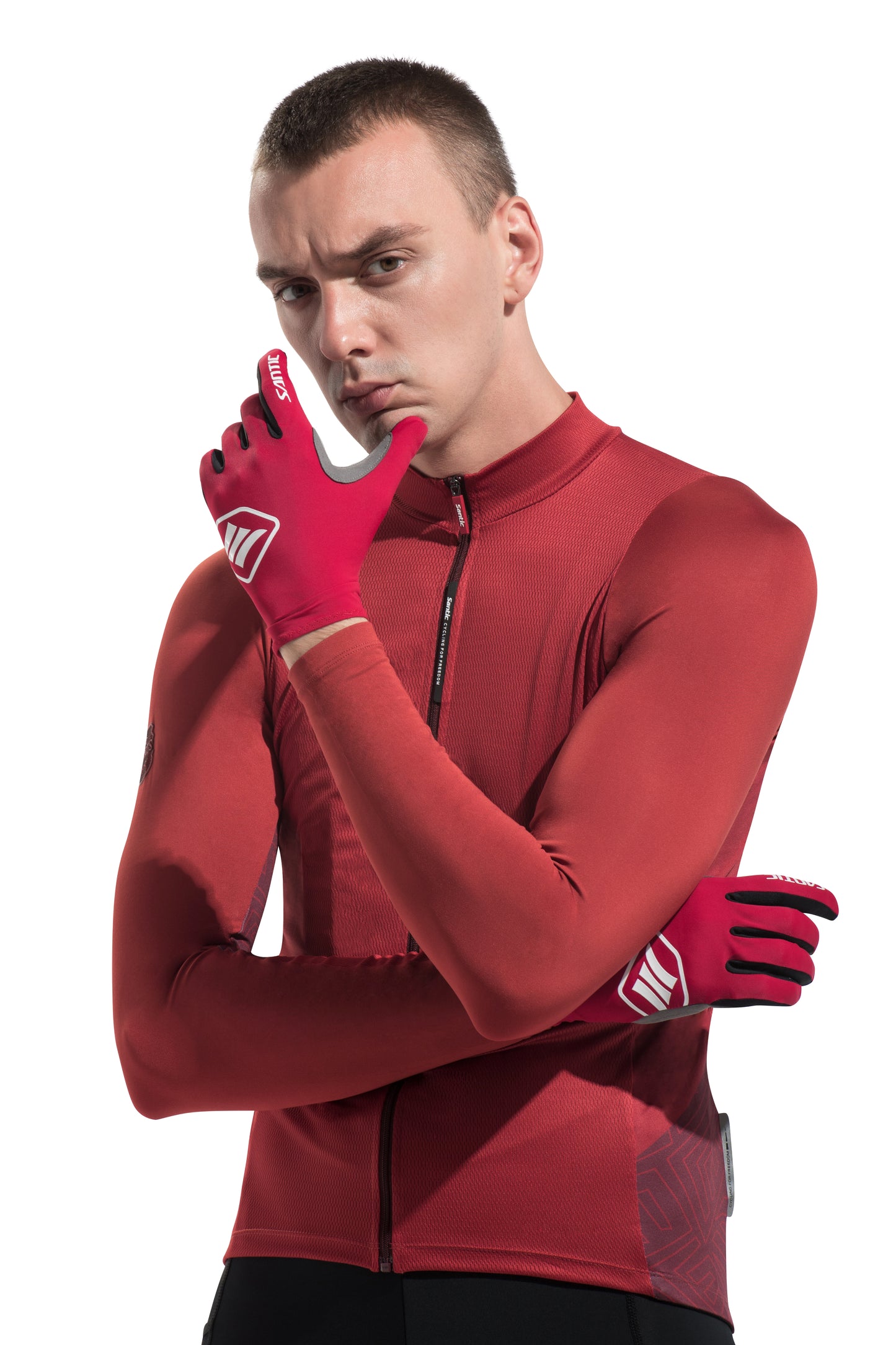 Jersey ciclista largo para hombre Universal Spring