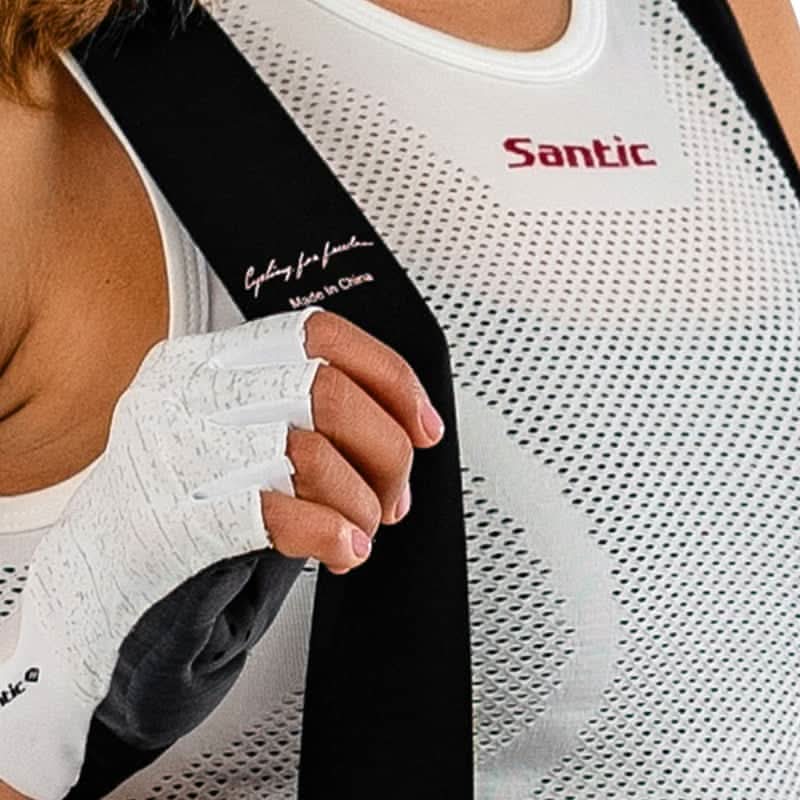 Culotte con tirantes Santic Nina para mujer Negro