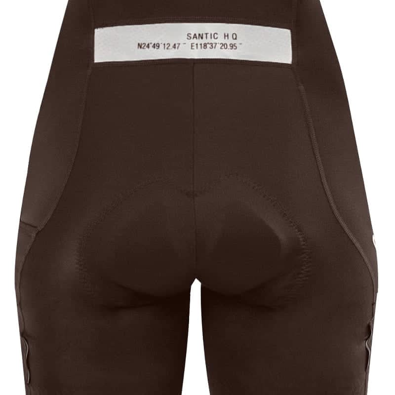 Culotte con tirantes Santic Nina para mujer Cafe