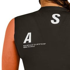 Jersey ciclista largo para mujer Charlotte