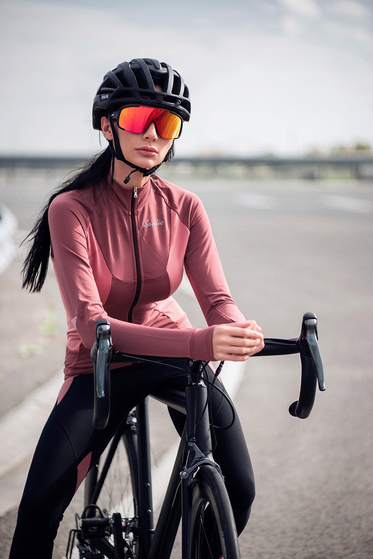 Jersey ciclista largo para mujer Arden 12℃-22℃