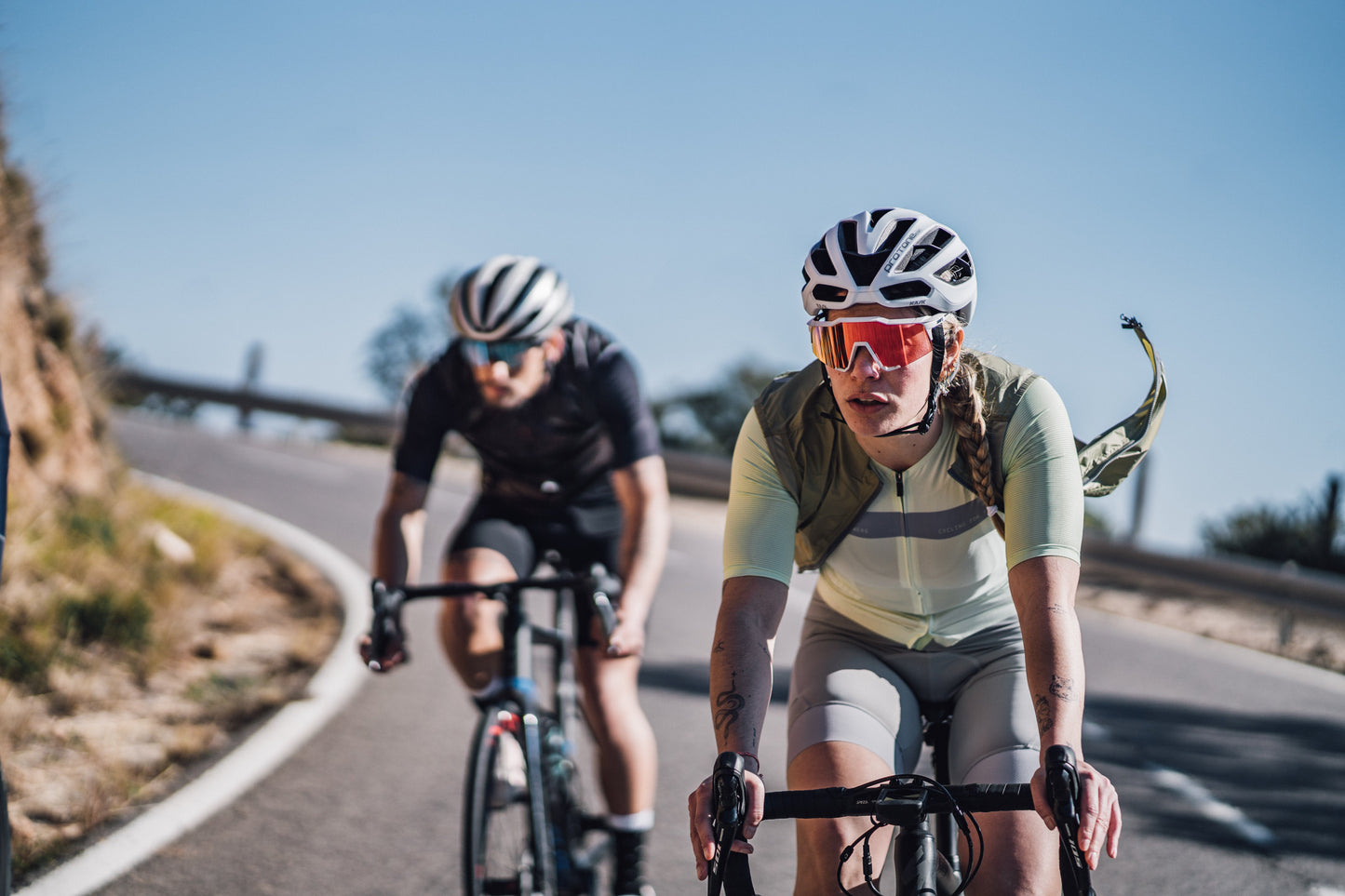 Jersey de Ciclismo Santic Swift para Mujer - Verde Claro
