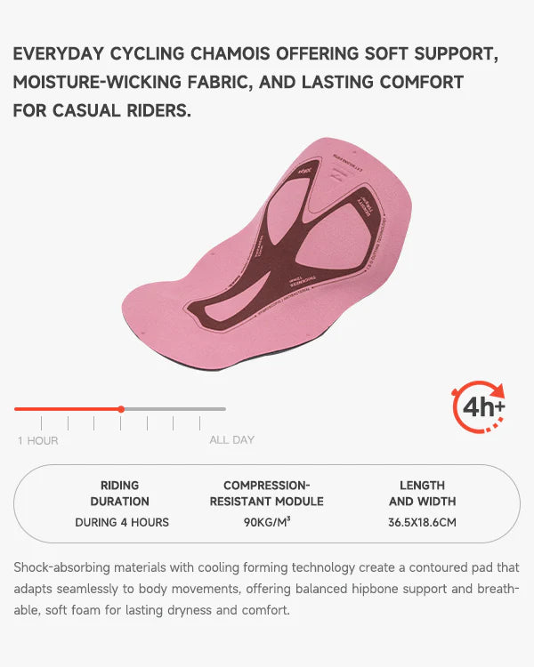 Bib Short Santic Duchamp II para Mujer - Café