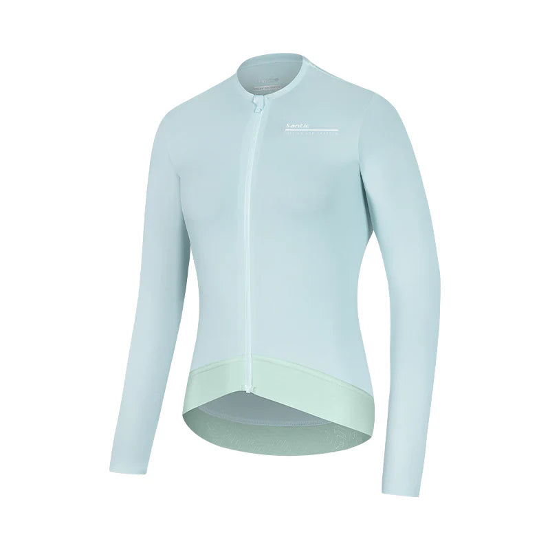 Jersey de Ciclismo Santic Breeze para Mujer - Azul Cielo - Ligereza y Transpirabilidad