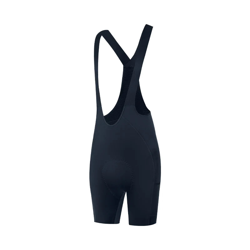 Culote corto con tirantes y almohadilla Elastic Interface® para hombre de Santic LuZheng Azul Marino