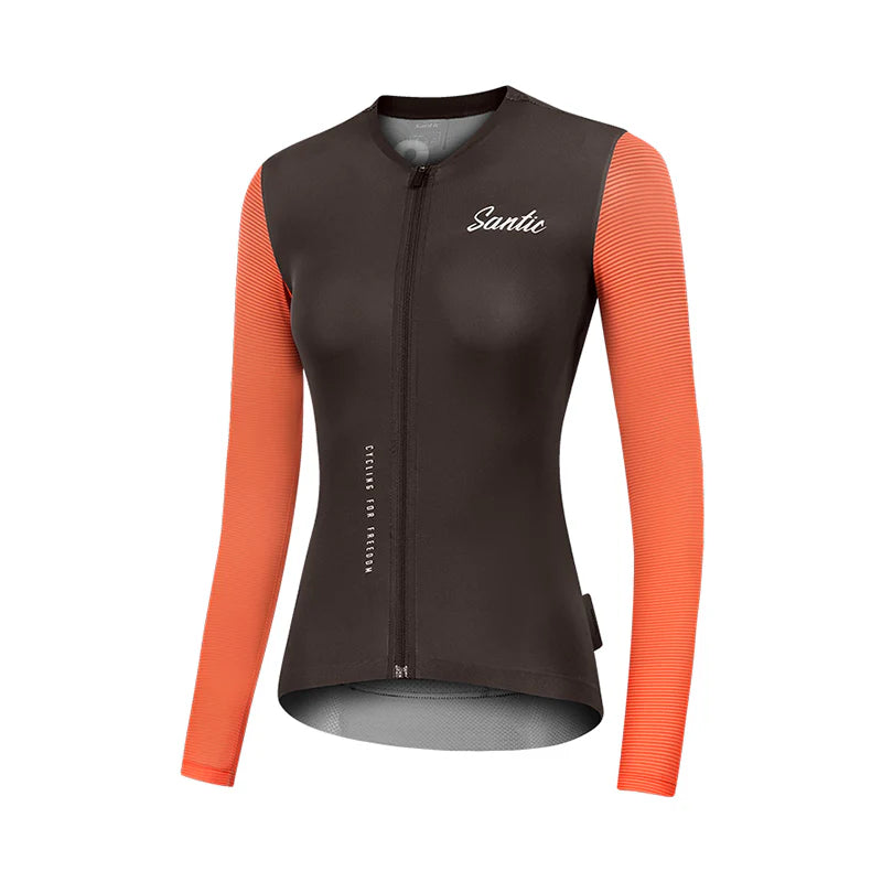 Jersey de Ciclismo Santic Corian Mujer - Transpirabilidad y Ajuste Ergonómico