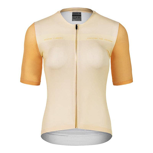 Jersey de Ciclismo Santic Swift para Mujer - Naranja