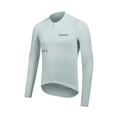 Maillot Santic Fusheng UPF 50+ Hombre gris claro
