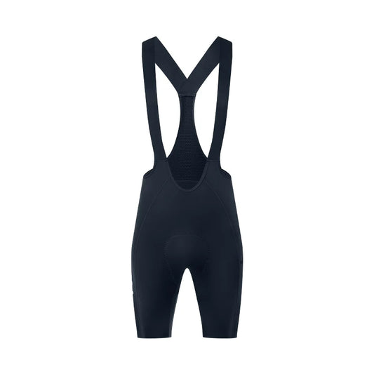 Culote corto con tirantes y almohadilla Elastic Interface® para hombre de Santic LuZheng Azul Marino