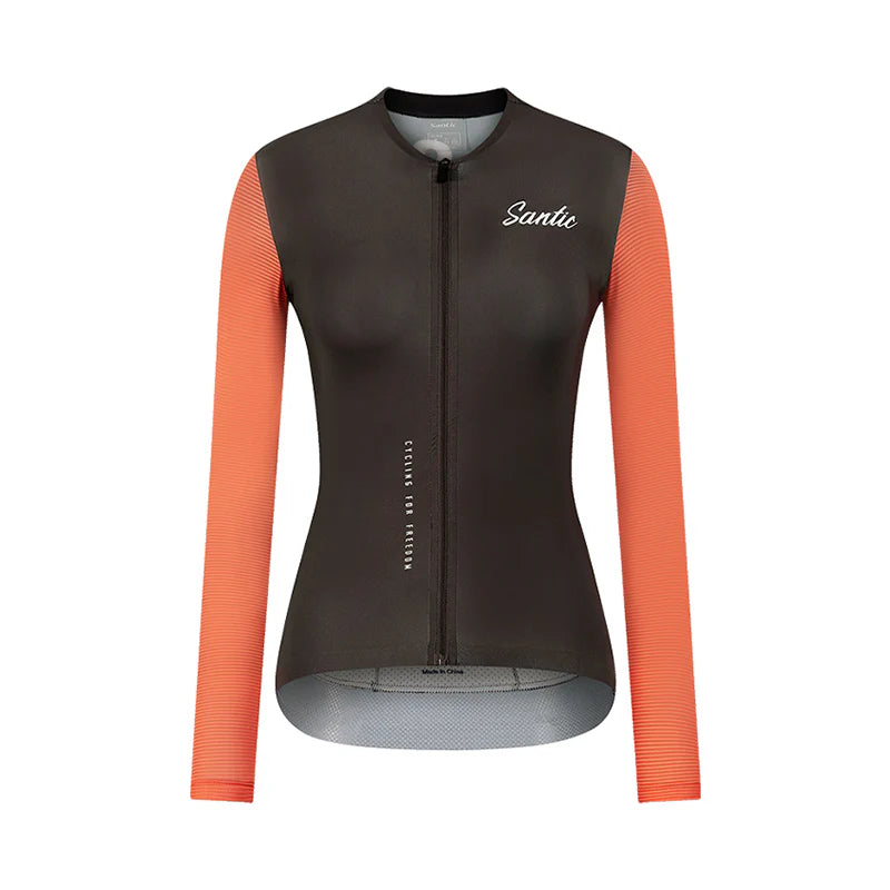 Jersey de Ciclismo Santic Corian Mujer - Transpirabilidad y Ajuste Ergonómico