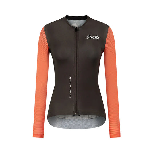 Jersey de Ciclismo Santic Corian Mujer - Transpirabilidad y Ajuste Ergonómico