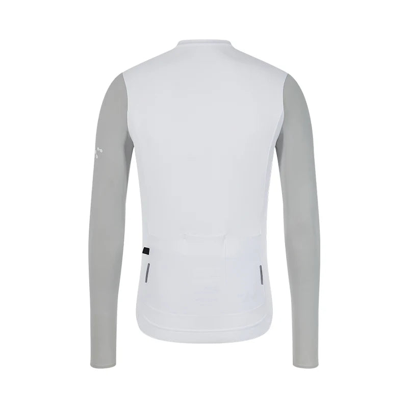 Jersey de Manga Larga Santic Bonnie Blanco - Protección UPF50+ Pro-Fitf