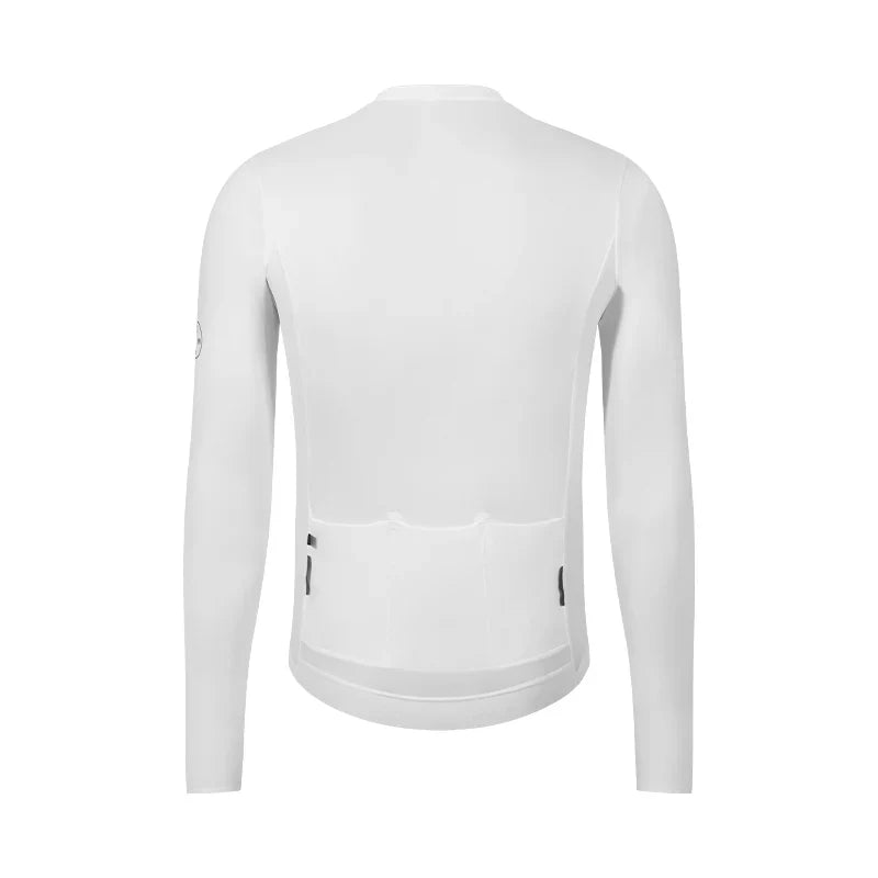 Jersey de Ciclismo Santic Solar Blanco - Protección Solar UPF 50+