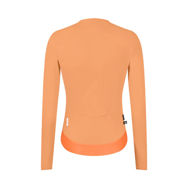 Jersey ciclista largo de mujer Santic Qing Naranja