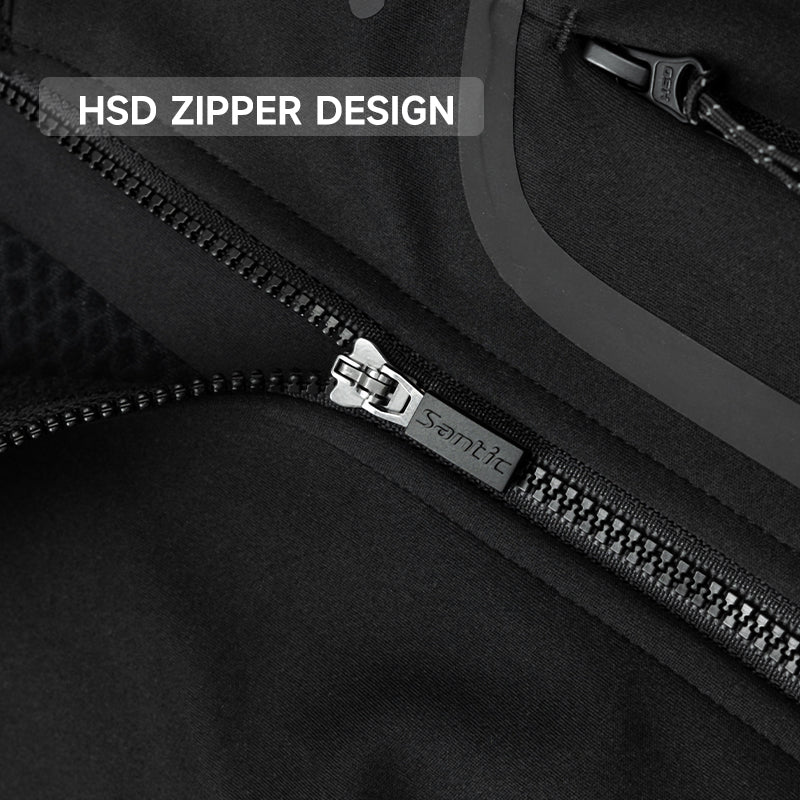 Jersey de Invierno Santic Yuanzhou Unisex - Protección Térmica y Cortavientos