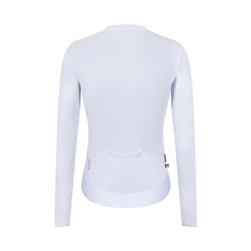 Jersey de Ciclismo Santic Qing para Mujer - Lila - Protección Solar UPF 50+