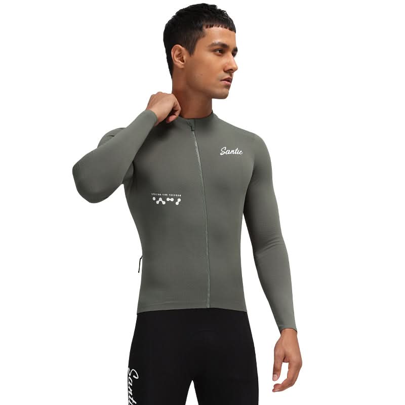 Jersey termico  Santic Fusu Verde