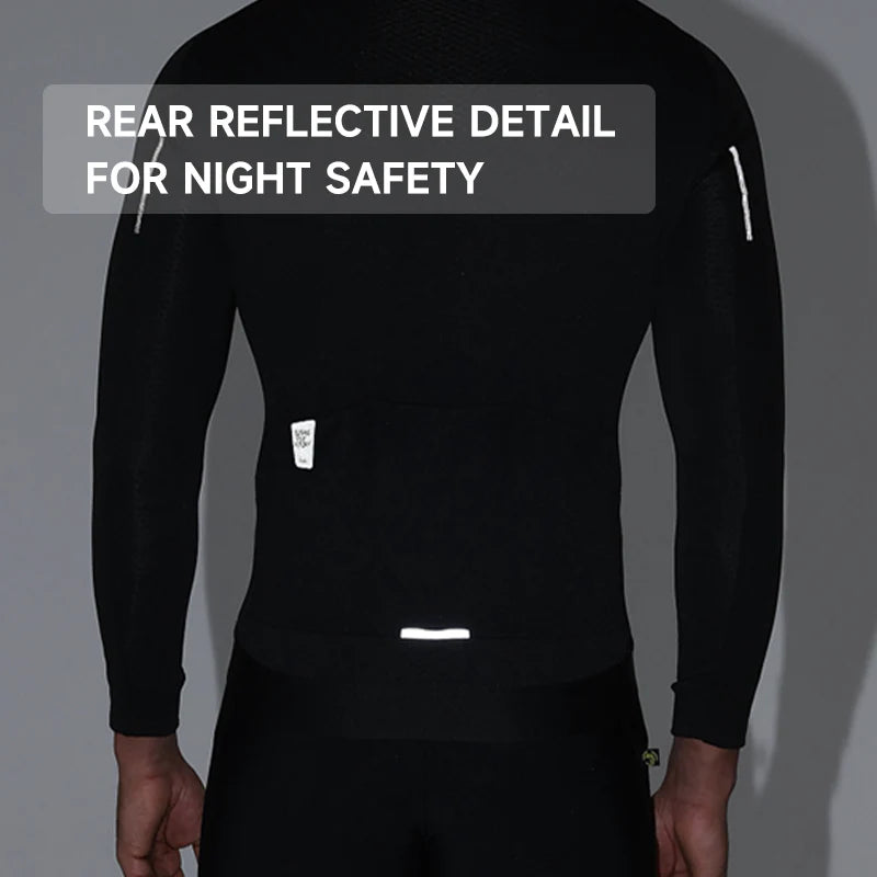 Jersey de Invierno Santic Yuanzhou Unisex - Protección Térmica y Cortavientos