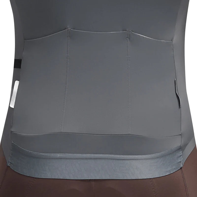 Jersey de Manga Larga Santic Bonnie Gris - Protección UPF50+ Pro-Fit