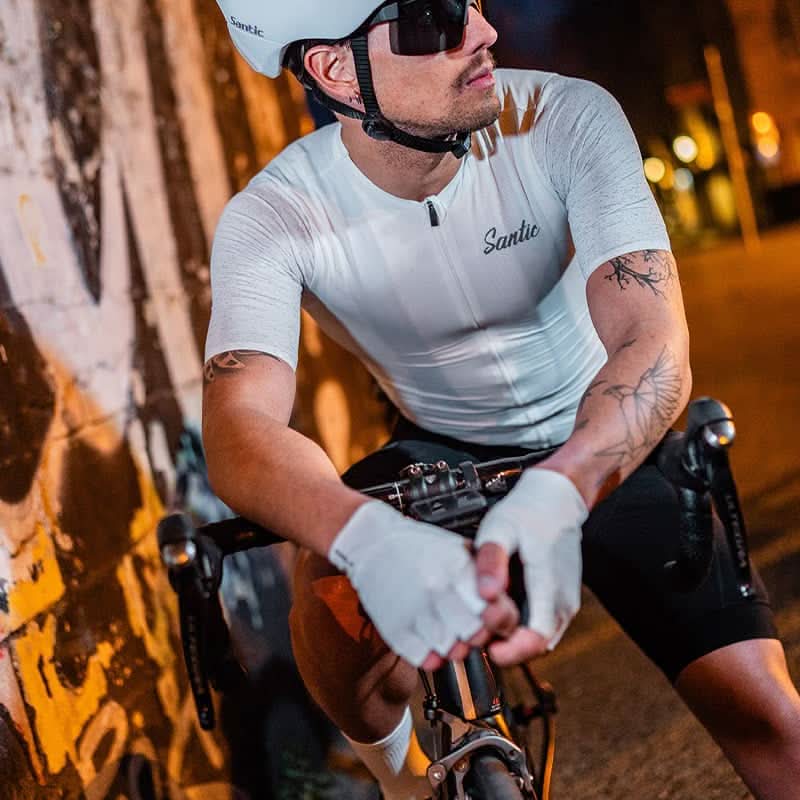 Guantes  reflectantes integrados Santic Byron