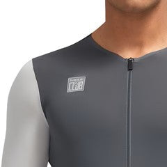 Jersey largo ciclista Santic Bonnie Gris