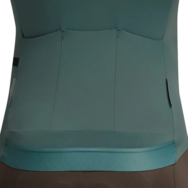 Jersey de Manga Larga Santic Bonnie Verde - Protección UPF50+ Pro-Fit
