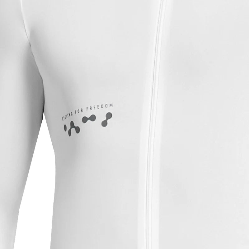 Maillot Santic Fusheng UPF 50 blanco