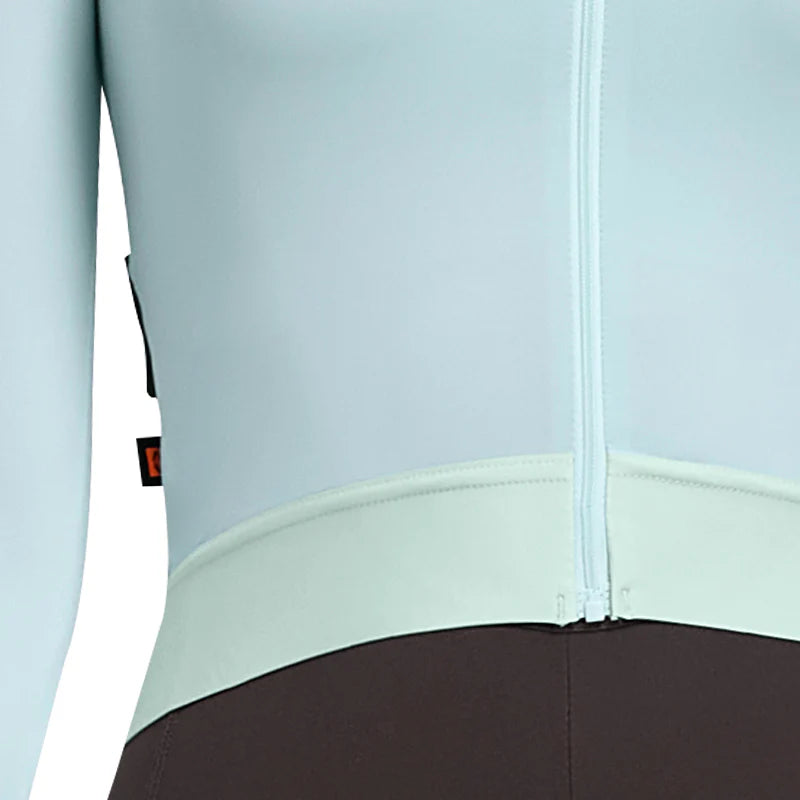 Jersey ciclista largo de mujer Santic Qing  azul