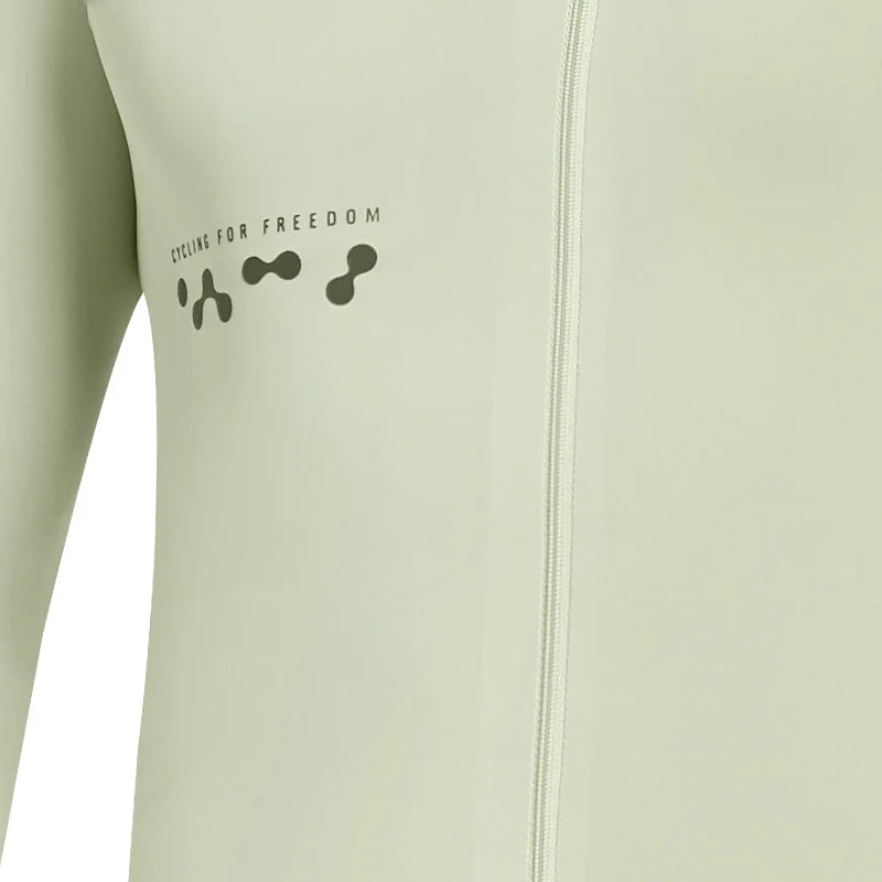 Maillot Santic Fusheng UPF 50+ Hombre verde claro