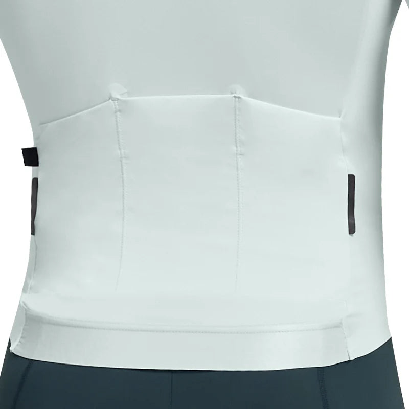 Maillot Santic Fusheng UPF 50+ Hombre azul claro