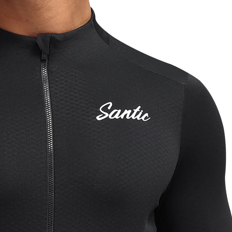 Jersey termico  Santic Fusu Negro