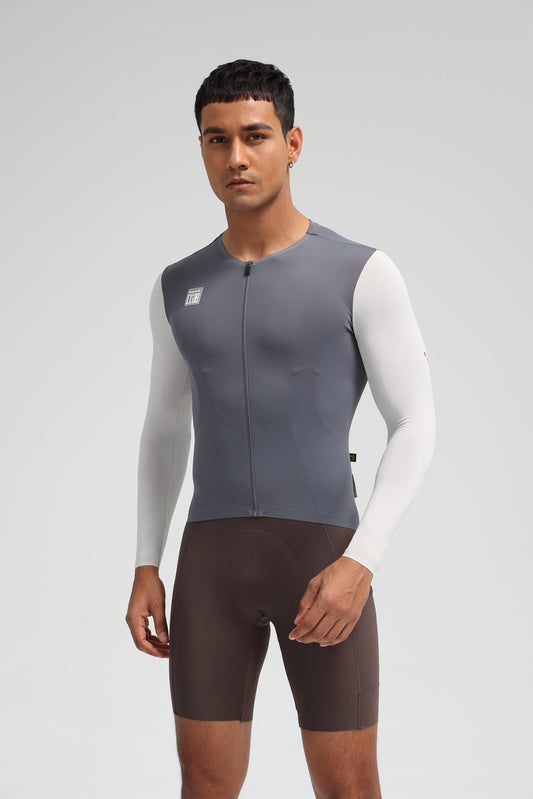 Jersey ciclista  Santic Bonnie Gris