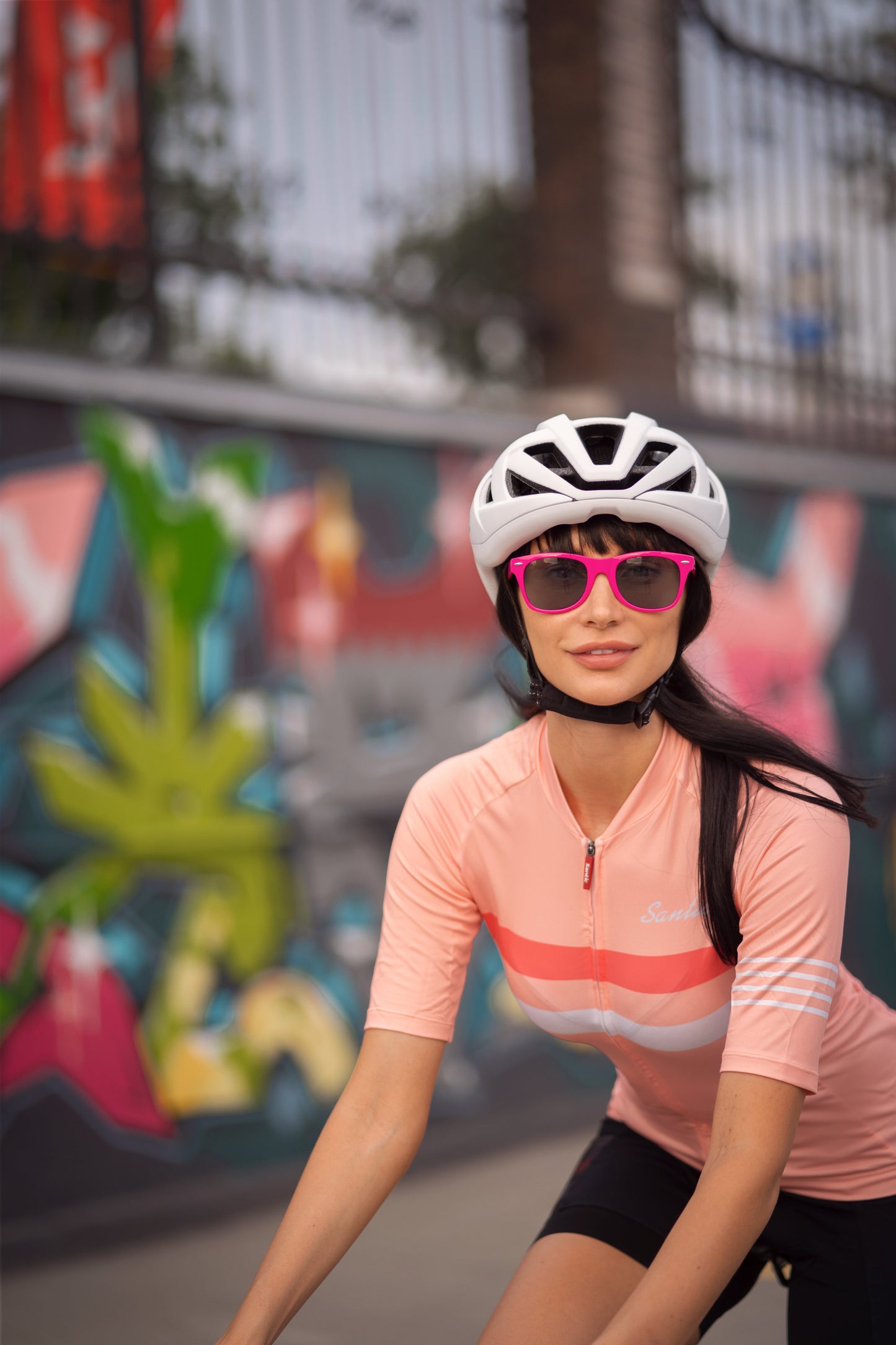 Jersey de Ciclismo Santic Pali para Mujer - Diseño Ergonómico y Transpirable
