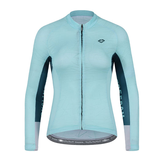 Maillot ciclista largo para mujer Jianai