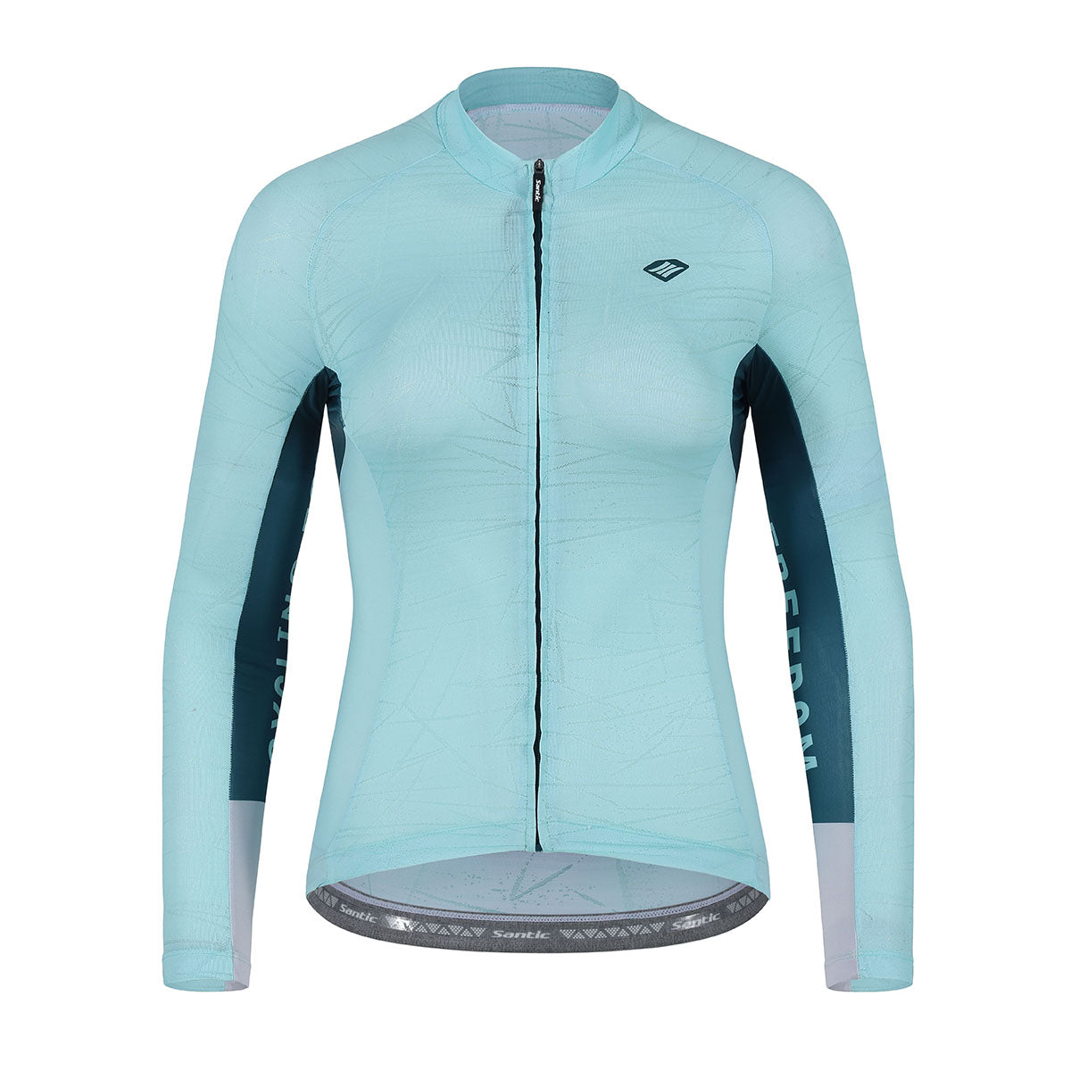 Jersey de Ciclismo Manga Larga Santic Jianai para Mujer