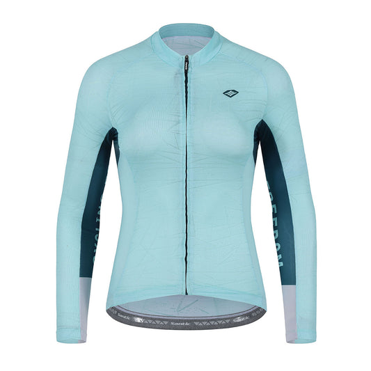 Jersey de Ciclismo Manga Larga Santic Jianai para Mujer