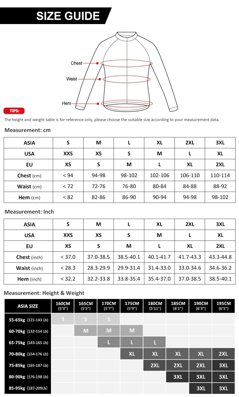 Jersey de Ciclismo Santic Apex - Manga Larga y Ajuste Pro-Fit