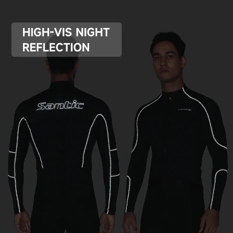 Chaqueta de Ciclismo Térmica Santic Star Trails - Tecnología Infrarroja