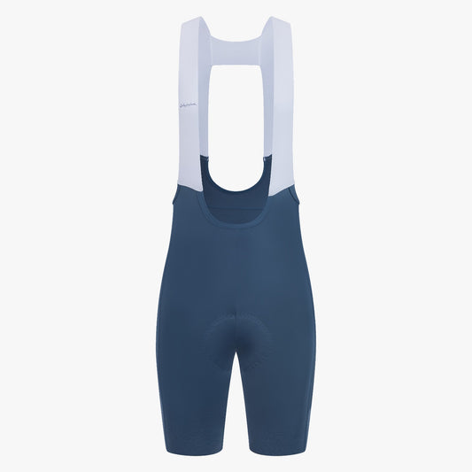 Bib Short Santic Nina Mujer Azul - Badana Classic Doble Densidad +5 Horas
